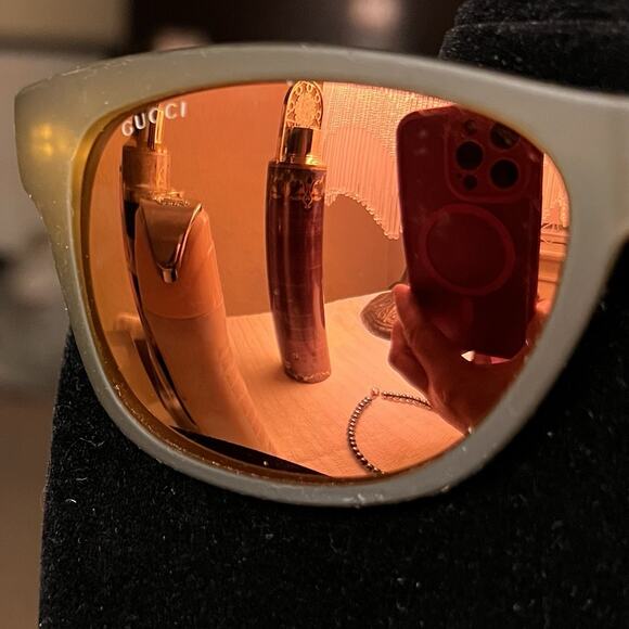 Gucci Yellow Multicolor Square Sunglasses GG 3735/F/S 57*16*140 main image 4